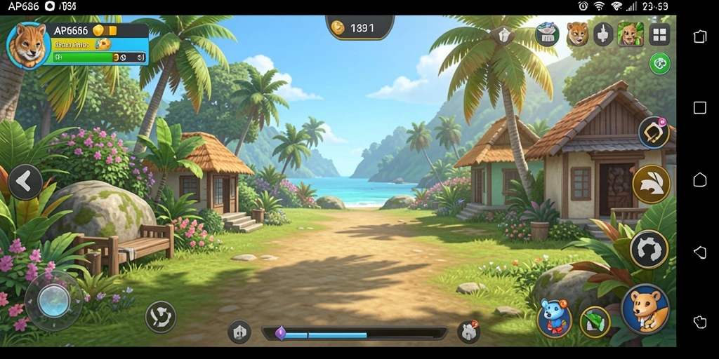 Tampilan menarik dari gameplay AP686 yang menghibur dan santai.