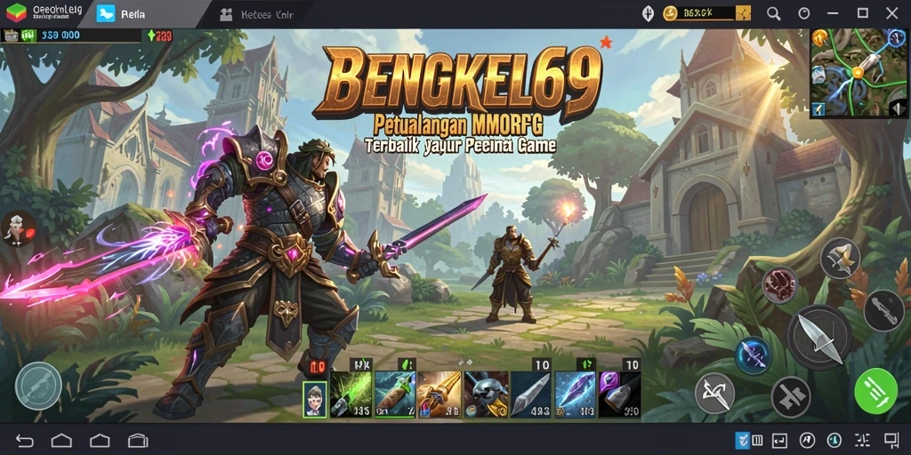 Tampilan gameplay seru di BENGKEL69 yang penuh petualangan.