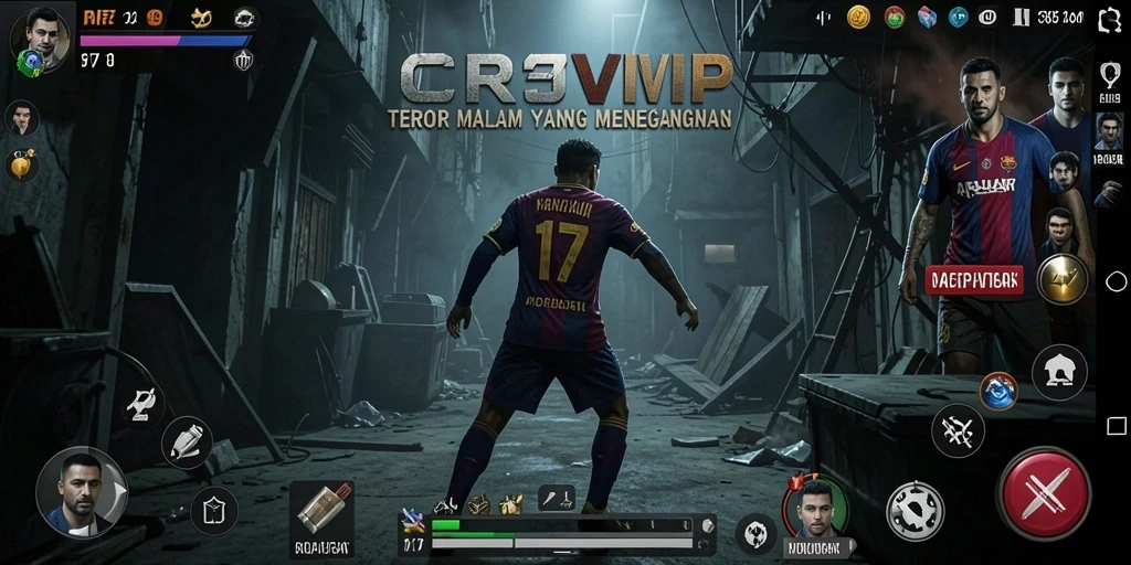 Gameplay menyeramkan CR7VIP yang penuh dengan ketegangan.