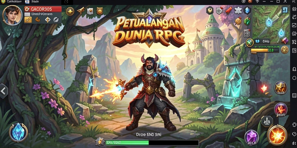 Tampilan aksi seru dalam gameplay GACOR305 yang menggugah semangat.