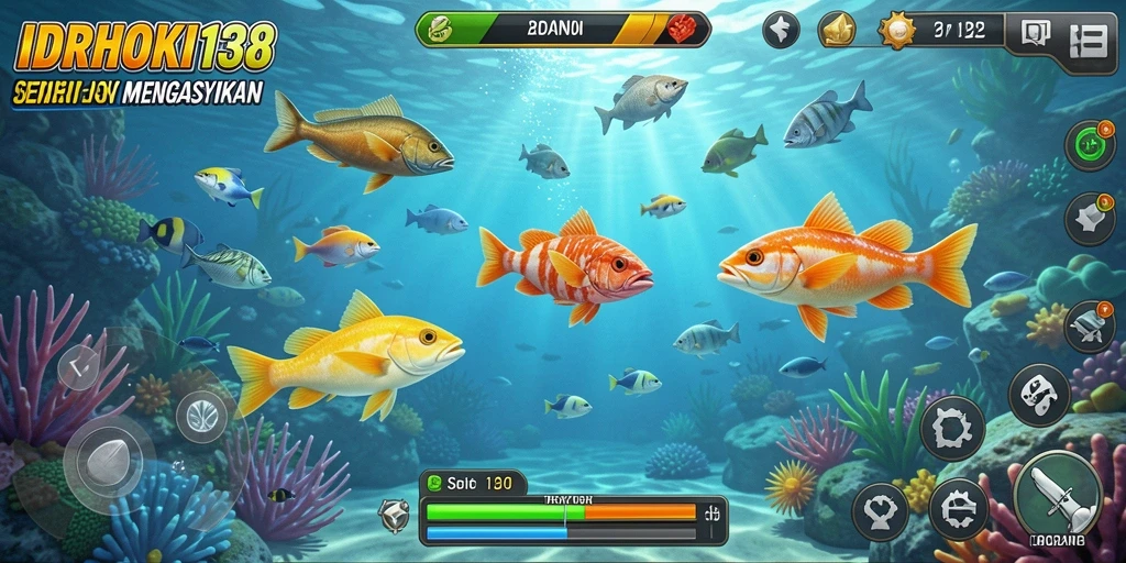 Gameplay seru menembak ikan dengan grafis menawan di IDRHOKI138.