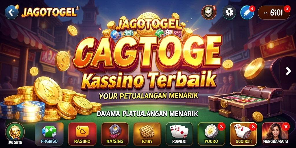 Tampilan menarik dari permainan Kasino di JAGOTOGEL