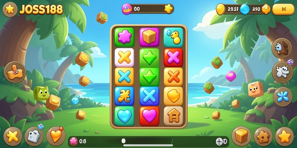 Tampilan gameplay JOSS188 yang menantang dan seru.