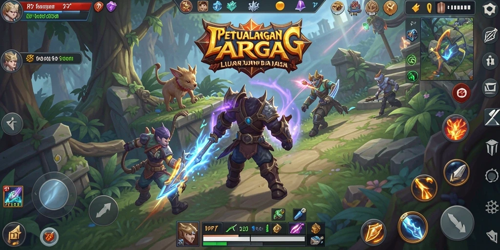 Gameplay seru dari PP7 dalam dunia ARPG.
