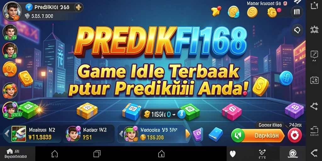 Tampilan gameplay menarik dari PREDIKSI168 dengan elemen Idle.