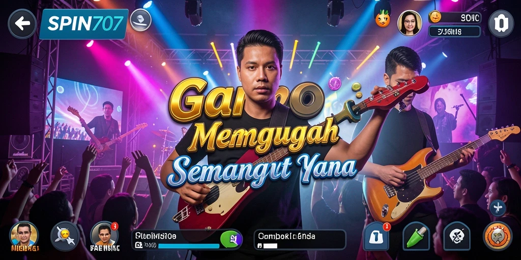 Tampilan utama SPIN707 dengan gameplay interaktif yang menarik.
