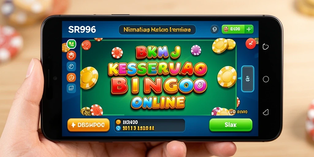 Screenshot gameplay SR996 menunjukkan suasana seru bermain Bingo.