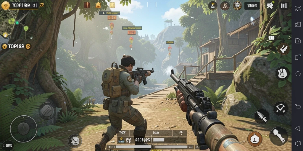 Gameplay menegangkan dalam aksi TPS di TOPI189.