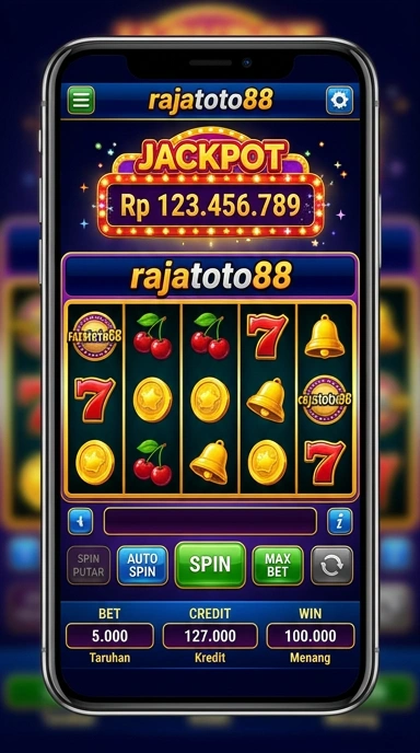 Screenshot aplikasi rajatoto88 menunjukkan berbagai kategori yang lengkap.